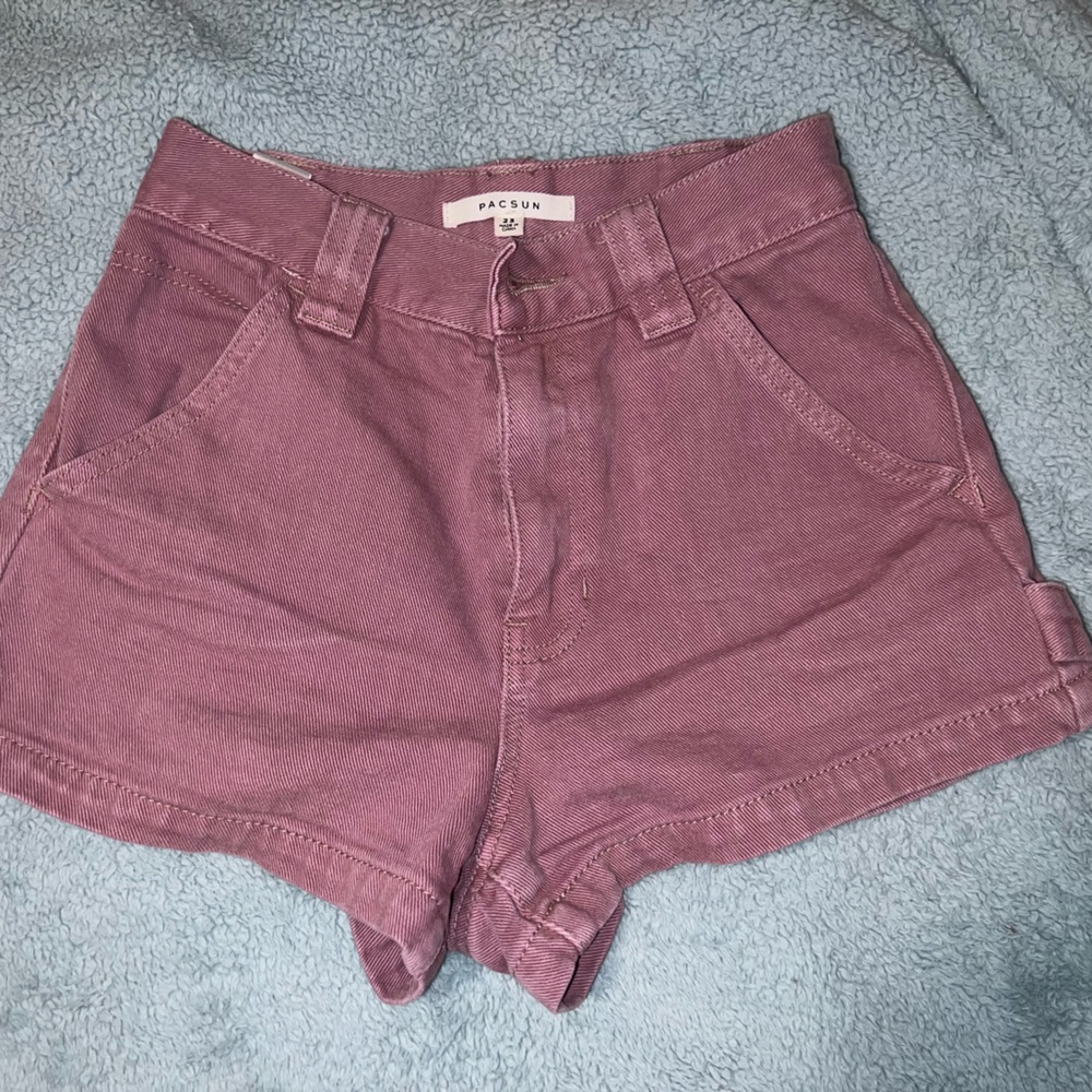Pacsun pink/purple cargo shorts